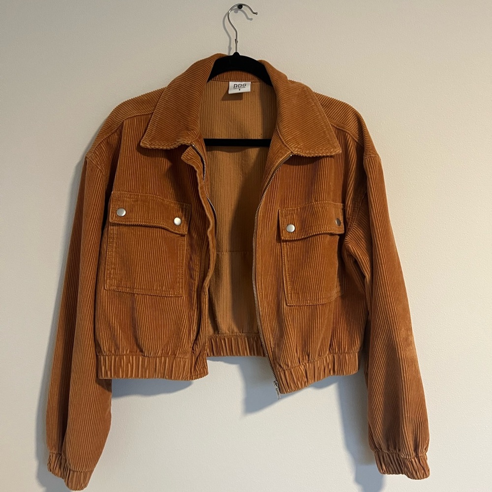 Urban outfitters cropped coordoroy jacket